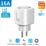 TNCE-Prise intelligente TUYA pour maison connectée,Wi-Fi/Zigbee,16A/20A,UE,moniteur d'alimentation,télécommande,minuterie,prise en charge vocale Google Home Alexa - Type TNCE-WiFi 16A