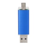 (64G) 4GB/64GB/128GB USB Flash Drive Mini Dual USB 2.0 Flash Drive 2 In