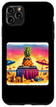 Coque pour iPhone 11 Pro Max Ananas Djs At Seaside Celebration. Dj Turntables colorées