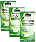 Beauty Formulas Hair Removal Wax Strips - Face & Bikini Line (3 Pack's 108 Stri