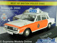 TRIUMPH 2000 MODEL POLICE CAR LANCASHIRE 1:43 CORGI VANGUARDS ATLAS SALOON K8