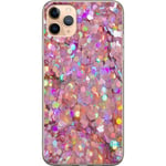 Apple iPhone 11 Pro Max Transparent Mobilskal Glitter