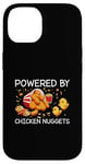 Coque pour iPhone 14 Funny I Love Chicken Nuggets, joli jeu de mots sur le poulet