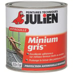 PEINTURE ANTIROUILLE MINIUM GRIS JULIEN PROTECTION ANTI CORROSION TOUS METAUX