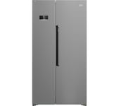 BEKO ASL1342S American-Style Fridge Freezer - Silver, Black