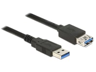 DELOCK – Extension cable USB 3.0 Type-A male > USB 3.0 Type-A female 2.0 m black (85056)