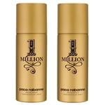 Paco Rabanne - 2x 1 Million Deodorant Spray 150 ml