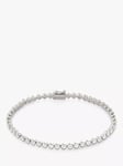 Monica Vinader Diamond Tennis Bracelet, Silver