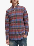 Scotch & Soda Lightweight Voile Long Sleeve Checked Shirt, 0219 - Combo C