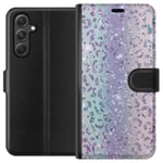 Samsung Galaxy A15 5G Plånboksfodral Glitter Leopard