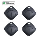 AiYaTo-Localisateur de clé Bluetooth,fonctionne avec Apple Find My Global Network,Smart AirTag Tracker pour système IOS,article pour sacs - Type 4pcs BLACK #A