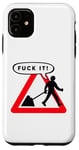 Coque pour iPhone 11 Logo original Fuck It