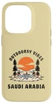 Coque pour iPhone 14 Pro Outdoorsy Vibes Arabie Saoudite Voyage Vacances