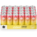 Puhdistamo Natural Energy Rhuby Lemonade -energiajuoma, 330 ml, 24-pack