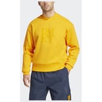 adidas Real Madrid Seasonal Doubleknit Crewneck Sweatshirt, størrelse Large