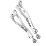 Front Upper Suspension Swing Arm Aluminium Alloy Replacement For ARRMA Silver