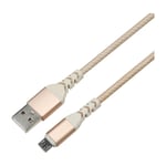 Dacota Platinum USB-Micro-USB kabel 1 M, gull