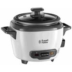 Cuiseur à riz - RUSSELL HOBBS - 27020-56 - 200 W - 0,7 L - 200 programmes - 3 portions - Blanc