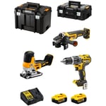 Kit DCK329P2T (DCD796 DCG405 DCS335 2 x 5,0 Ah DCB115 tstak ii tstak vi) - Dewalt