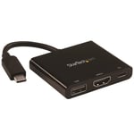 Startech Usb-c To 4k Hdmi Multifunction Adapter With Power Delivery And Usb-a Port Ulkoinen Videoadapteri