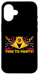 Coque pour iPhone 16 Time to Party #9, occasion spéciale pour le 9e anniversaire