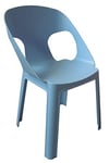 Blanke Design Rita Chaise pour Enfant, Polypropylène avec renforcement en Fibre de Verre, Bleu Ciel, 40 x 37,5 x 58 cm