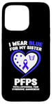 Coque pour iPhone 15 Pro Max I Wear Blue for My Sister PFPS Syndrome de douleur rotulofémorale