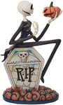 The Nightmare Before Christmas Jack sitting on a gravestone Statue multicolor