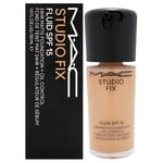 Studio Fix Fluid SPF 15 24Hr Matte Foundation Plus Oil Control - NC37 by MAC for Women - 1 oz Foundation