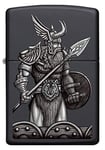 ZIPPO Briquet tempête Armed Odin, Couleur Image, Noir Mat, Rechargeable, dans Une boîte Cadeau de qualité supérieure