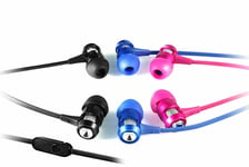 CLiPtec® BME747 Hallo In-Ear Earphones for Nokia  Phones Integrated Mic - Blue