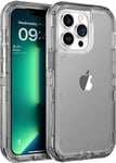 ORIbox Coque Compatible avec iPhone 13 Pro Max et 12 Pro Max, Coque Transparente résistante aux Chocs et aux Chutes