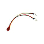 Scan 15cm 3 pin PC Case Fan Connector Y Splitter Cable