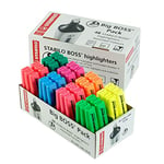 STABILO Highlighter BOSS ORIGINAL - Pack of 48-8 x Neon Colours