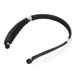 Neckband BT Headphone Stereo Noise Cancelling Foldable Retractable Earbuds Wirel