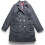 Manteau enfant Ikks  Manteau caban gris en laine - 10 ans