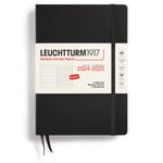 Leuchtturm1917 Kalender 18M Weekly Planner &amp; Notebook Hard Cover A5 Black