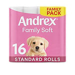 Andrex Classic Toilet Paper 2 Ply 4970.23.2 16 Rolls of 200 Sheets