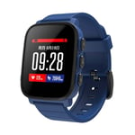 PRIXTON SWB31 Smartwatch Submersible Smart Watch with Heart Rate Monitor, Blue