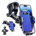 VANMASS Car Phone Holder 2024【Strongest Military-Grade Suction】 Patent & & All Safety Certs Mobile Automobile Cradles Mount Van Windscreen Dashboard Vent Stand for iPhone 15 Pro Max 14 13 12 Samsung