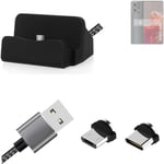 Docking Station for Motorola Moto G85 5G + USB-Typ C und Micro-USB Connector