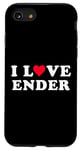 Coque pour iPhone SE (2020) / 7 / 8 I Love Ender Nom assorti Girlfriend & Boyfriend Ender