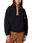 Columbia Helvetia™ II Half Snap Cropped Sherpa Fleece Jumper, Black