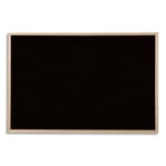 Bi-Silque Tableau noir pour craie Bi-silque - cadre en bois de pin 60x40 cm