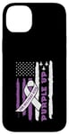 Coque pour iPhone 14 Plus Purple Up For Military Kids Drapeau américain USA