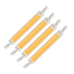 COMY 4 Pack 10W R7S 118mm Ampoule LED de J118 COB Filament, 1000 lumens 360 degrés Dimmable, AC 110V/220V pour Maison, Cuisine, pièce, Balcon, Bureau, etc,Cool White,110V~140V