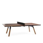 RS Barcelona - You and Me Indoor Ping Pong Table, Walnut/Black - Pelit - Antoni Pallejà Office