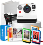 Polaroid NOW Instant Camera Bundle - Includes NOW Camera, Film, Album, Frames