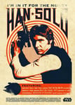 STAR WARS LEGENDS - MAGNETIC METAL POSTER 45X32 - HAN SOLO