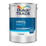 DULUX TRADE VINYL MATT WHITE 5L